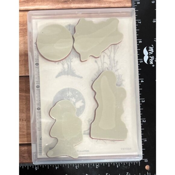 127324 Stampin Up! Serene Silhouettes Rubber Stamp Set bird tree botanical - Picture 2 of 3